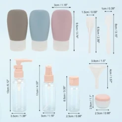 Unique Bargains PE Travel Container Set 1Set