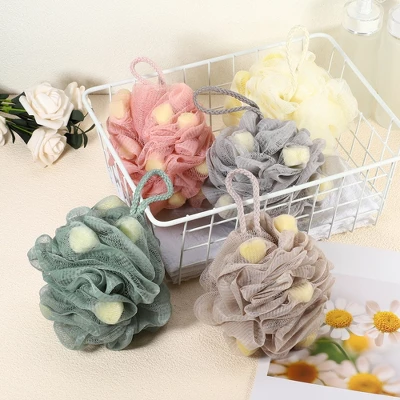 Unique Bargains Bath Shower Body Puffs Loofah Sponge 5.91"x4.72" 1 Pc 5 Unique Bargains Bath Shower Body Puffs Loofah Sponge 5.91"x4.72" 1 Pc - Image 5