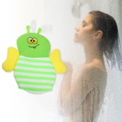 Unique Bargains Bathroom Cartoon Durable Bath Brush 9.06"x8.66" 1 Pc