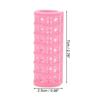 Unique Bargains Women's Heatless Voluminous Hair Roller 2.76"x0.98" Pink 12pcs 3 Unique Bargains Women's Heatless Voluminous Hair Roller 2.76"x0.98" Pink 12pcs - Image 3