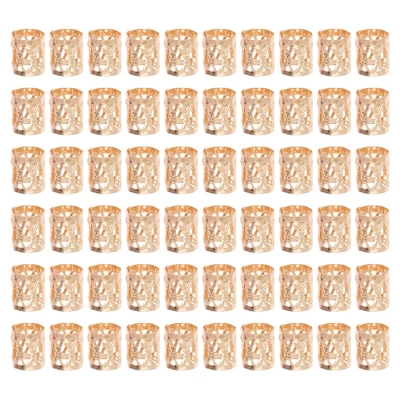 Unique Bargains Hollow Hair Cuffs Dreadlock 60 Pcs 7 Unique Bargains Hollow Hair Cuffs Dreadlock 60 Pcs - Image 7