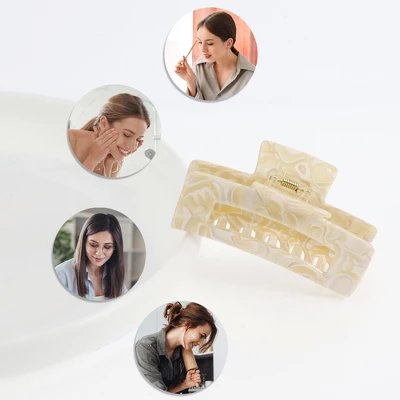 Unique Bargains Large Tortoise Hair Caw Clips 1 Pc 5 Unique Bargains Large Tortoise Hair Caw Clips 1 Pc - Image 5