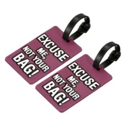 Unique Bargains PVC Adjustable Strap Backpack Travel ID Luggage Tags 2 Pcs -UNIQUE BARGAIN Shop GUEST 1d99e6e1 a959 40a9 863d 1354cbc430bd