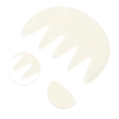 Unique Bargains Five-tooth Head Massage Comb White 1 Pc 2 Unique Bargains Five-tooth Head Massage Comb White 1 Pc - Image 2