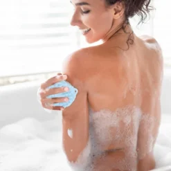 Unique Bargains Double Side Body Bath Brush For Shower 3.98"x3.39"x1.69" 1 Pc