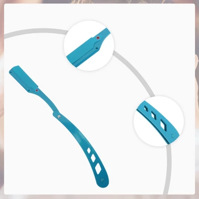 Unique Bargains Durable Straight Shave For Hair Styling Blue 1 Pc 2 Unique Bargains Durable Straight Shave For Hair Styling Blue 1 Pc - Image 2