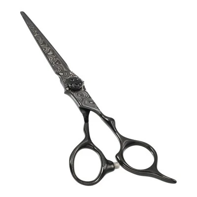 Unique Bargains Stainless Steel Hair Cutting Scissors Black 1 Pc 6 Unique Bargains Stainless Steel Hair Cutting Scissors Black 1 Pc - Image 6