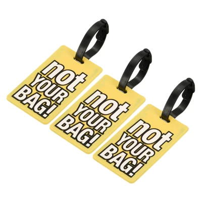 Unique Bargains PVC Durable Lightweight Backpack Travel ID Luggage Tag 3 Pcs 4 Unique Bargains PVC Durable Lightweight Backpack Travel ID Luggage Tag 3 Pcs - Image 4