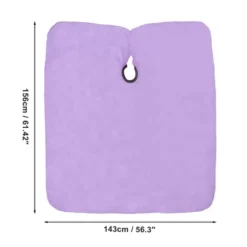 Unique Bargains Fashion Hair Cutting Cape With Brush 61.42"x56.3" Purple 1 Set -UNIQUE BARGAIN Shop GUEST 25386104 80fa 4436 96b5 bd9f714016e8