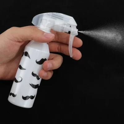 Unique Bargains Moustache Pattern Hair Spray Bottles Black White 1 Pc 1 Unique Bargains Moustache Pattern Hair Spray Bottles Black White 1 Pc