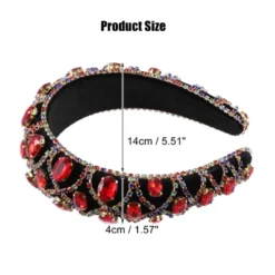 Unique Bargains Women's Bling Rhinestone Faux Crystal Padded Headband 1.57 Inch Wide 1 Pc -UNIQUE BARGAIN Shop GUEST 2736faf3 ee45 47bb 81ff acd817af31aa