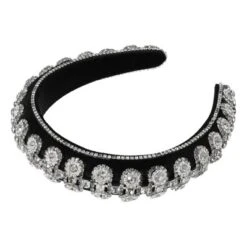Unique Bargains Women's Bling Double-layered Rhinestone Flannel Wide Edge Headband 5.71"x1.30" 1Pc -UNIQUE BARGAIN Shop GUEST 273b517c 7a56 4aab 90c0 8f9eaeb43ec8