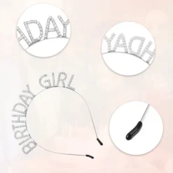 Unique Bargains Birthday Sash Headband Silver Tone White 8 Unique Bargains Birthday Sash Headband Silver Tone White -UNIQUE BARGAIN Shop GUEST 27757047 675e 4874 a197 e2310221bd09