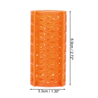 Unique Bargains Women's Heatless Voluminous Hair Roller 2.72"x1.30" Orange 6pcs 3 Unique Bargains Women's Heatless Voluminous Hair Roller 2.72"x1.30" Orange 6pcs - Image 3