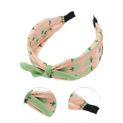 Unique Bargains Girl's Elegant Strawberry Headbands 6.30"x4.72"x2.05" Green Pink 1 Pc 2 Unique Bargains Girl's Elegant Strawberry Headbands 6.30"x4.72"x2.05" Green Pink 1 Pc - Image 2