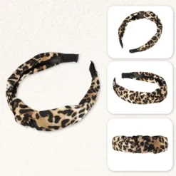 Unique Bargains Women's Leopard Pattern Knotted Headband 1 Pc Brown -UNIQUE BARGAIN Shop GUEST 27e72b7c f7fb 44c4 b9b1 e748fe426631