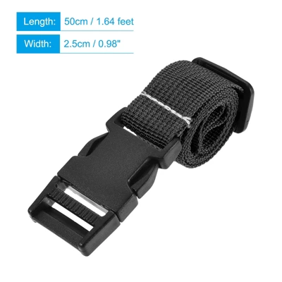 Unique Bargains Travel Outdoor Bag Luggage Packing Utility Strap With Buckle 1 Unique Bargains Travel Outdoor Bag Luggage Packing Utility Strap With Buckle