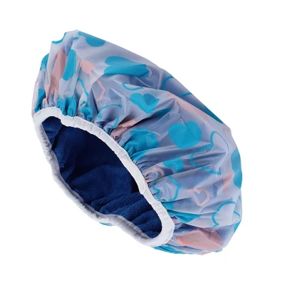Unique Bargains Women's Reusable Shower Cap For Bathroom 1 Pc 3 Unique Bargains Women's Reusable Shower Cap For Bathroom 1 Pc - Image 3