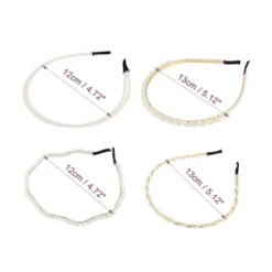 Unique Bargains Women's Simple Design Faux Pearl Headbands White 4.72"x0.2" 4 Pcs -UNIQUE BARGAIN Shop GUEST 28cea80c ec6a 47af 8298 c6ea597efbd6