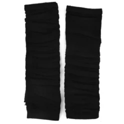 Unique Bargains Women's Long Elastic Fabric Fingerless Arm Warmers Gloves Pair