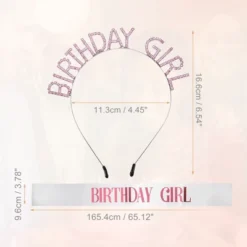 Unique Bargains Birthday Letter Sash Headband Silver Tone Pink -UNIQUE BARGAIN Shop GUEST 28f80688 4228 46d4 be7e a2574afef106