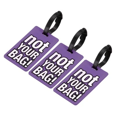 Unique Bargains PVC Durable Lightweight Backpack Travel ID Luggage Tag 3 Pcs 8 Unique Bargains PVC Durable Lightweight Backpack Travel ID Luggage Tag 3 Pcs - Image 8