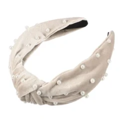 Unique Bargains Women's Velvet Faux Pearl Knotted Headband 1 Pc -UNIQUE BARGAIN Shop GUEST 2afe5509 2529 4886 a7b1 ca7bb713af86