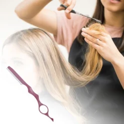 Unique Bargains Durable Haircut Comb With Blades For Hair Styling Purple 1 Pc