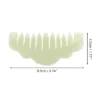 Unique Bargains Flower Shape Head Massage Comb Green 1 Pc