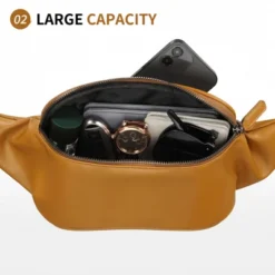 Unique Bargains Soft PU Leather Travel Hiking Running Crossbody Waist Pack -UNIQUE BARGAIN Shop GUEST 2be125ba d87a 42fa 8462 1e32a43f74b9