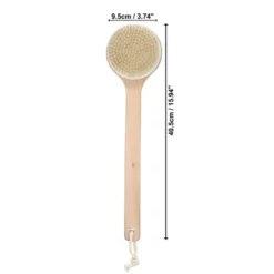 Unique Bargains Long Handle Bath Brush For Bathroom 15.94" Length Yellow 1 Pc -UNIQUE BARGAIN Shop GUEST 2c12a156 46f0 4939 9388 23530de18e69