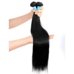 Unique Bargains Wigs Front Glueless Hair Free Part Hand Tied Swiss Lace