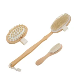 Unique Bargains Long Handle Bristles Bath Brushes 17 Inch Wood Color 1 Set -UNIQUE BARGAIN Shop GUEST 2cd03e0f 8f0a 4de8 9271 d053de643d7b