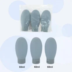 Unique Bargains Portable Travel Container Set 3 Pcs