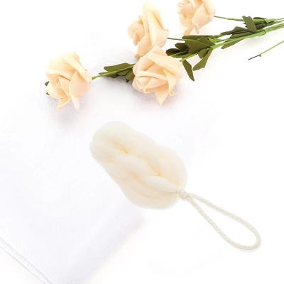 Unique Bargains Twisted Dough Shaped Bath Shower Loofah Sponge 1 Pc 4 Unique Bargains Twisted Dough Shaped Bath Shower Loofah Sponge 1 Pc - Image 4