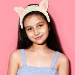 Unique Bargains Women's Cute Breathable Cartoon Cat Ears Headbands 7.09"x6.5" 1 Pc