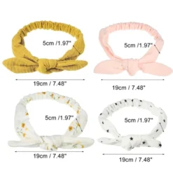 Unique Bargains Girl's Wide Soft Side Knotted Headbands 7.48"x1.97" Pink Yellow 4 Pcs 8 Unique Bargains Girl's Wide Soft Side Knotted Headbands 7.48"x1.97" Pink Yellow 4 Pcs -UNIQUE BARGAIN Shop GUEST 2efc6c2c 9ee2 4762 b9e7 b593f0d65fd5