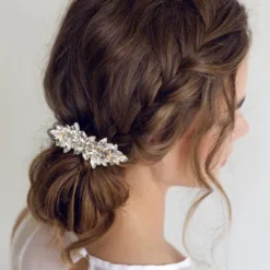 Unique Bargains Women's Rhinestone Hair Barrettes 2 Pcs