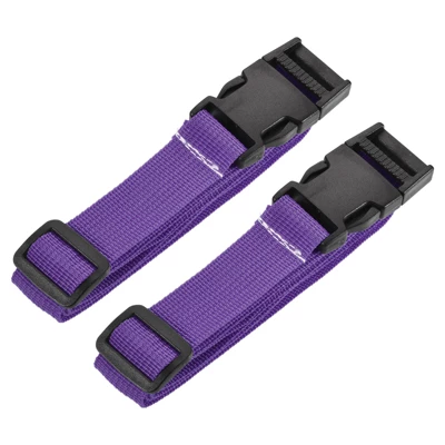 Unique Bargains Travel Luggage Adjustable Buckle Belt Utility Strap 2 Pcs 10 Unique Bargains Travel Luggage Adjustable Buckle Belt Utility Strap 2 Pcs - Image 10