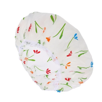 Unique Bargains Women's Floral Pattern Cap Green Orange 1 Pc 3 Unique Bargains Women's Floral Pattern Cap Green Orange 1 Pc - Image 3