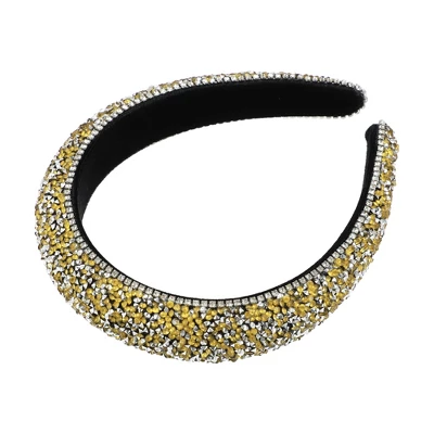 Unique Bargains Women's Bling Rhinestone Padded Hairband Hair Accessories 1.18 Inch Wide 1 Pc 6 Unique Bargains Women's Bling Rhinestone Padded Hairband Hair Accessories 1.18 Inch Wide 1 Pc - Image 6