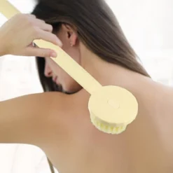 Unique Bargains Long Handle Bath Brush 14.57"x2.95"x1.26"