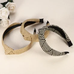 Unique Bargains Non-slip Fashion Woven Wide Headband 1.5" Black Beige 3 Pcs -UNIQUE BARGAIN Shop GUEST 31ecf261 5512 409c ac72 4e78a88b54b0