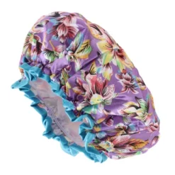 Unique Bargains Women Double Layer Flowers Shower Cap Purple 1 Pc -UNIQUE BARGAIN Shop GUEST 32df7421 c1ea 414f 9ef4 892d2121ddc6