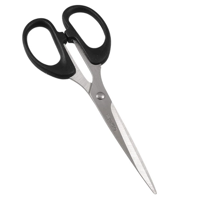 Unique Bargains Black Plastic Coated Grip Straight Blade Craft Sewing Scissors Shear Trimmer 1 Unique Bargains Black Plastic Coated Grip Straight Blade Craft Sewing Scissors Shear Trimmer