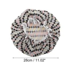 Unique Bargains Nique Bargains Women's Small Square Bath Cap 1 Pc