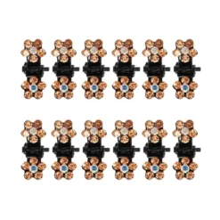 Unique Bargains Girl's Metal Rhinestone Mini Floral Hair Claw Clip 12 Pcs -UNIQUE BARGAIN Shop GUEST 34810ccd fd11 4fc1 9afe 63918d309fa9