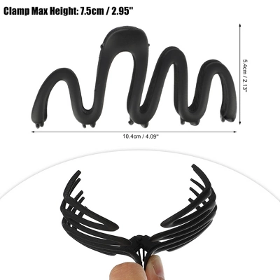 Unique Bargains Women's Metal Hair Claws 4.09"x2.13"x1.02" 1Pc 3 Unique Bargains Women's Metal Hair Claws 4.09"x2.13"x1.02" 1Pc - Image 3
