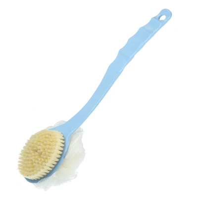 Unique Bargains Back Scrubber Shower Body Brush With Bristles And Loofah For Men Women 2 Unique Bargains Back Scrubber Shower Body Brush With Bristles And Loofah For Men Women - Image 2
