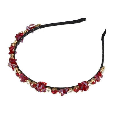 Unique Bargains Women's Bling Unspecified Shapes Rhinestone Headband 4.92"x0.59" 1Pc 9 Unique Bargains Women's Bling Unspecified Shapes Rhinestone Headband 4.92"x0.59" 1Pc - Image 9